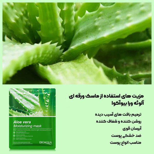ماسک ورقه ای آلوئه ورا - Image 4